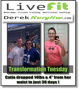 Catie transformation tuesday new port richey bootcamps personal trainer
