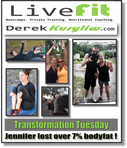 Jennifer transformation tuesday new port richey bootcamps personal trainer
