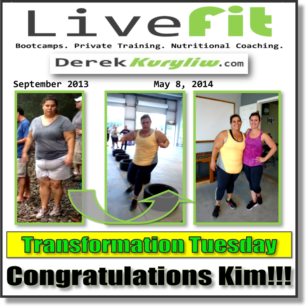 Transformation Tuesday Kim New Port Richey Bootcamp fitness boot camp results