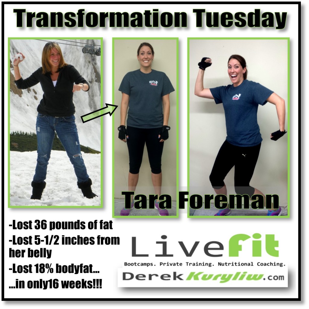 Transformation Tuesday Tara New Port Richey Bootcamp Derek Kuryliw