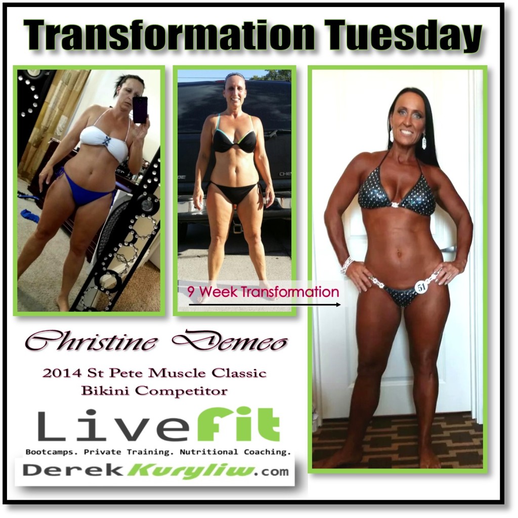 christine transformation new port richey boot camp personal trainer