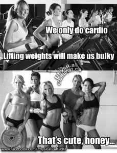 ladies lifting bulky don't think so