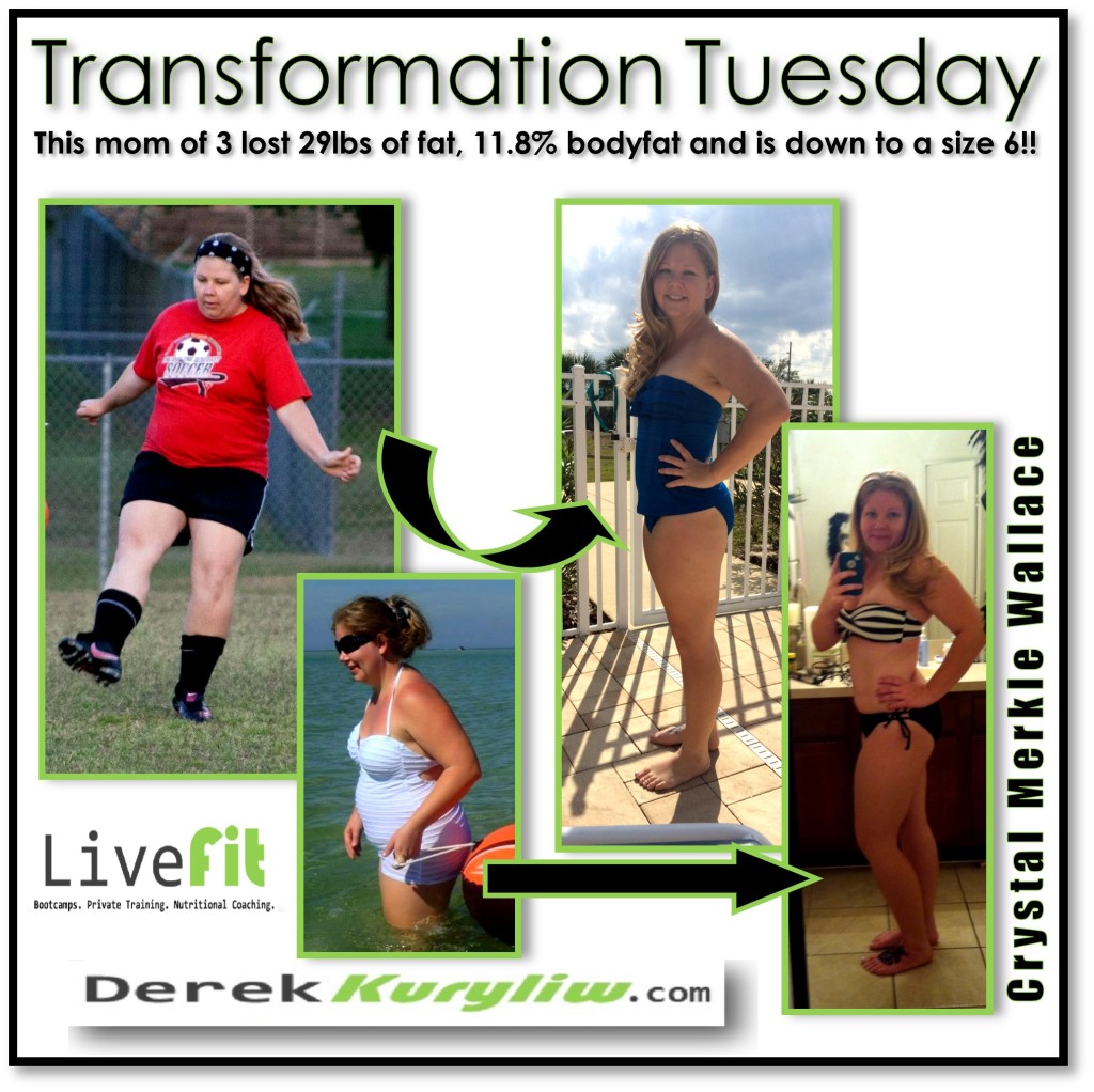 bootcamp success story crystal fat loss and strength mom