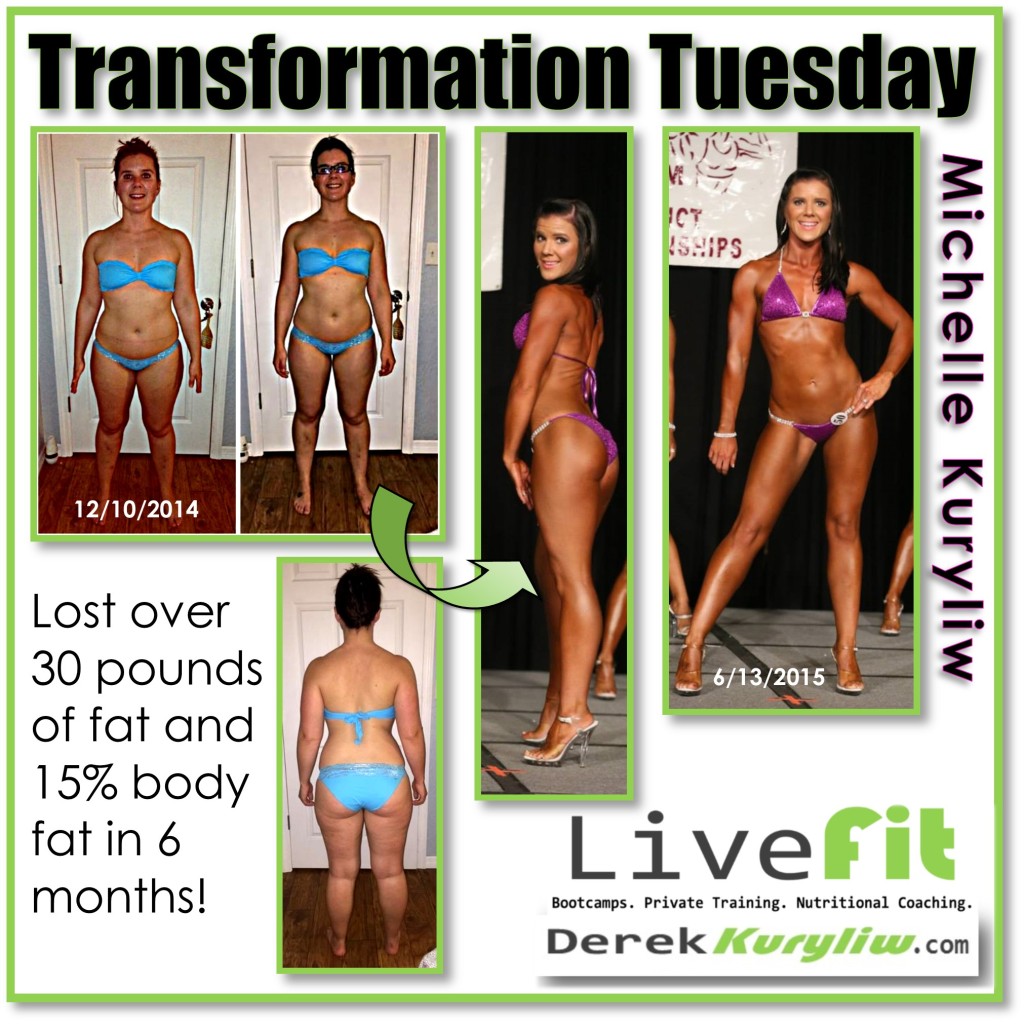 Transformation Tuesday michelle bootcamp owner new port richey fitness bikini