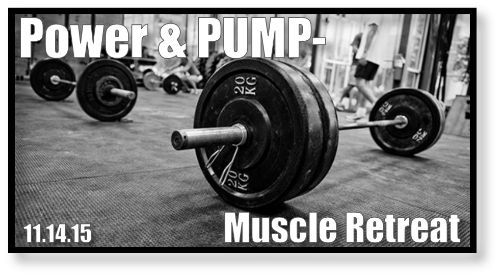 The next Muscle Retreat is this week, November 14th at 11am. Click here for details and to reserve your spot!