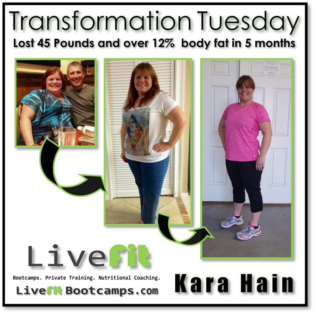 Kara Live Fit Boot Camp New Port Richey Transformation