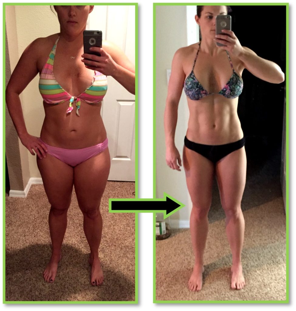 Fitness mom bikini before after transformation pic