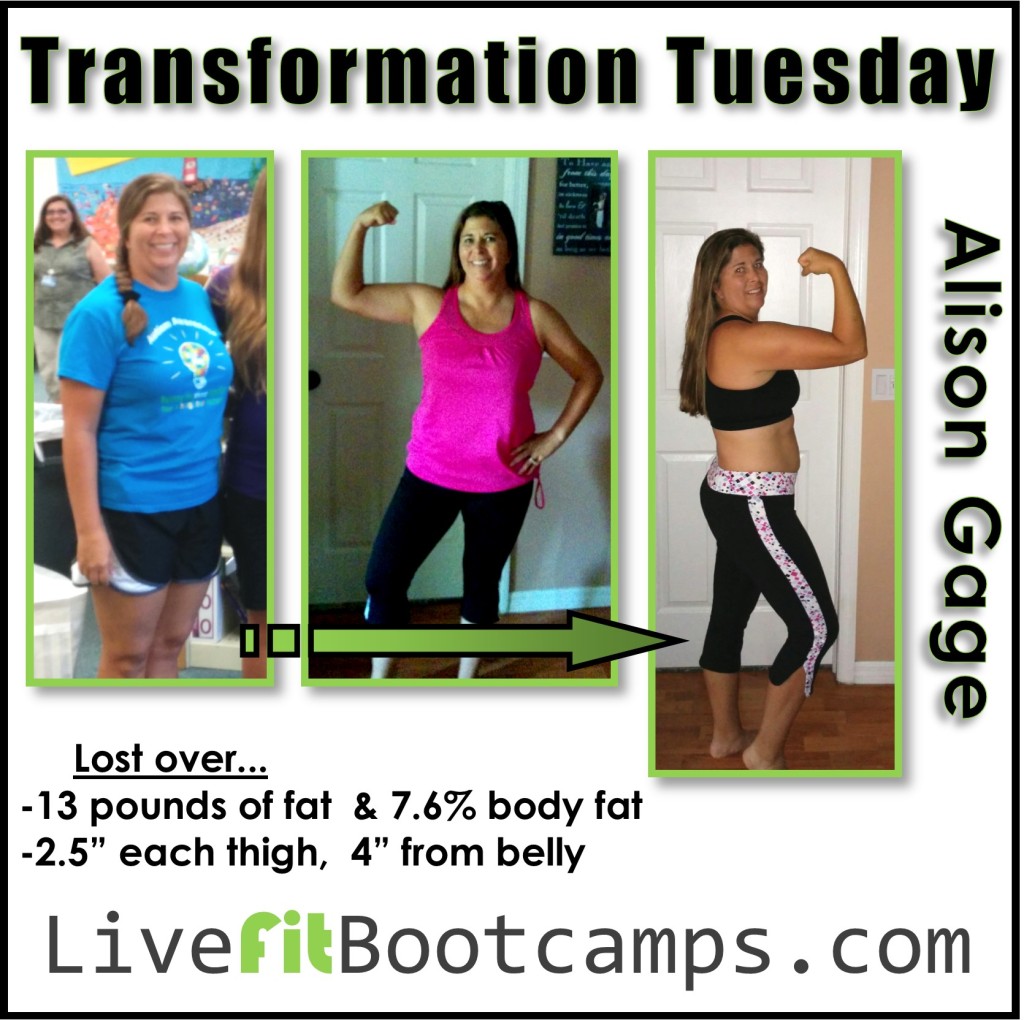 Transformation Tuesday new port richey boot camp success