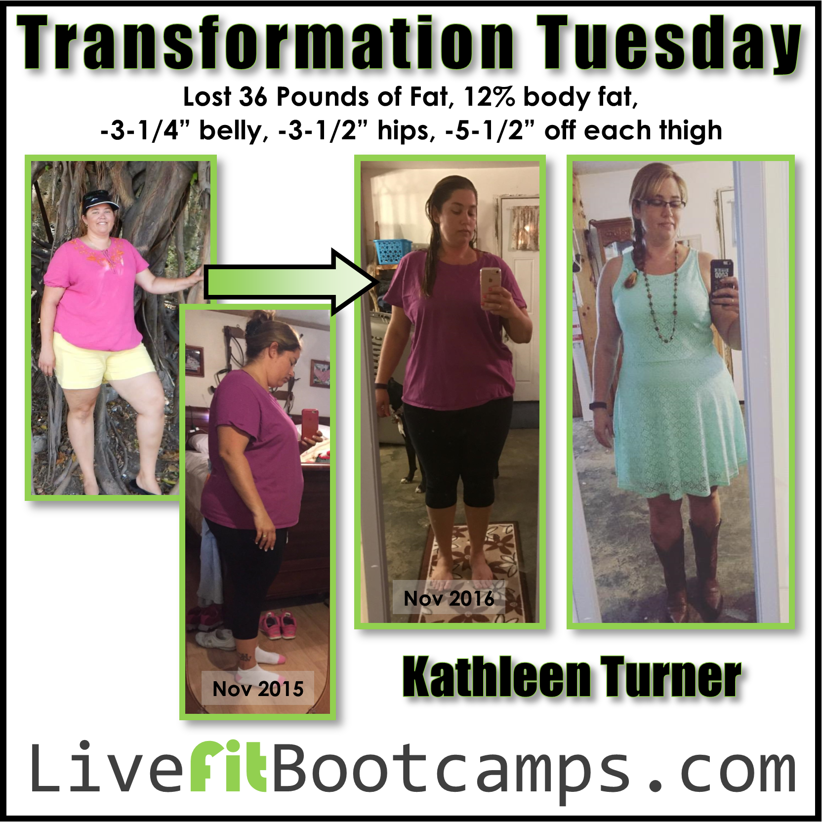 It’s going to hurt but you’re gonna love it!! (Kathleen’s transformation)