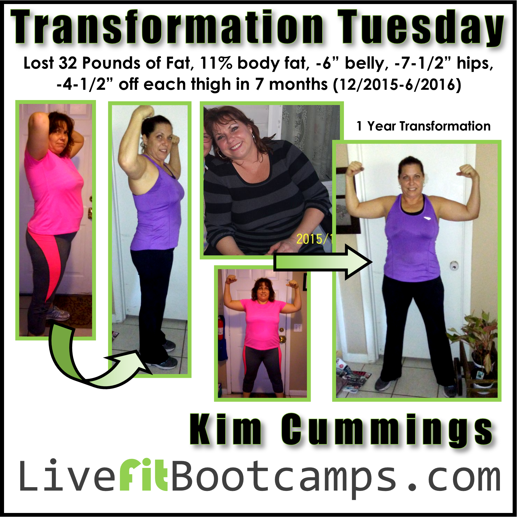 Stop Making Excuses and Fearing Yourself- Kim’s Transformation