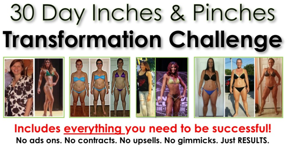 30 Day Inches and Pinches Transformation Challenge